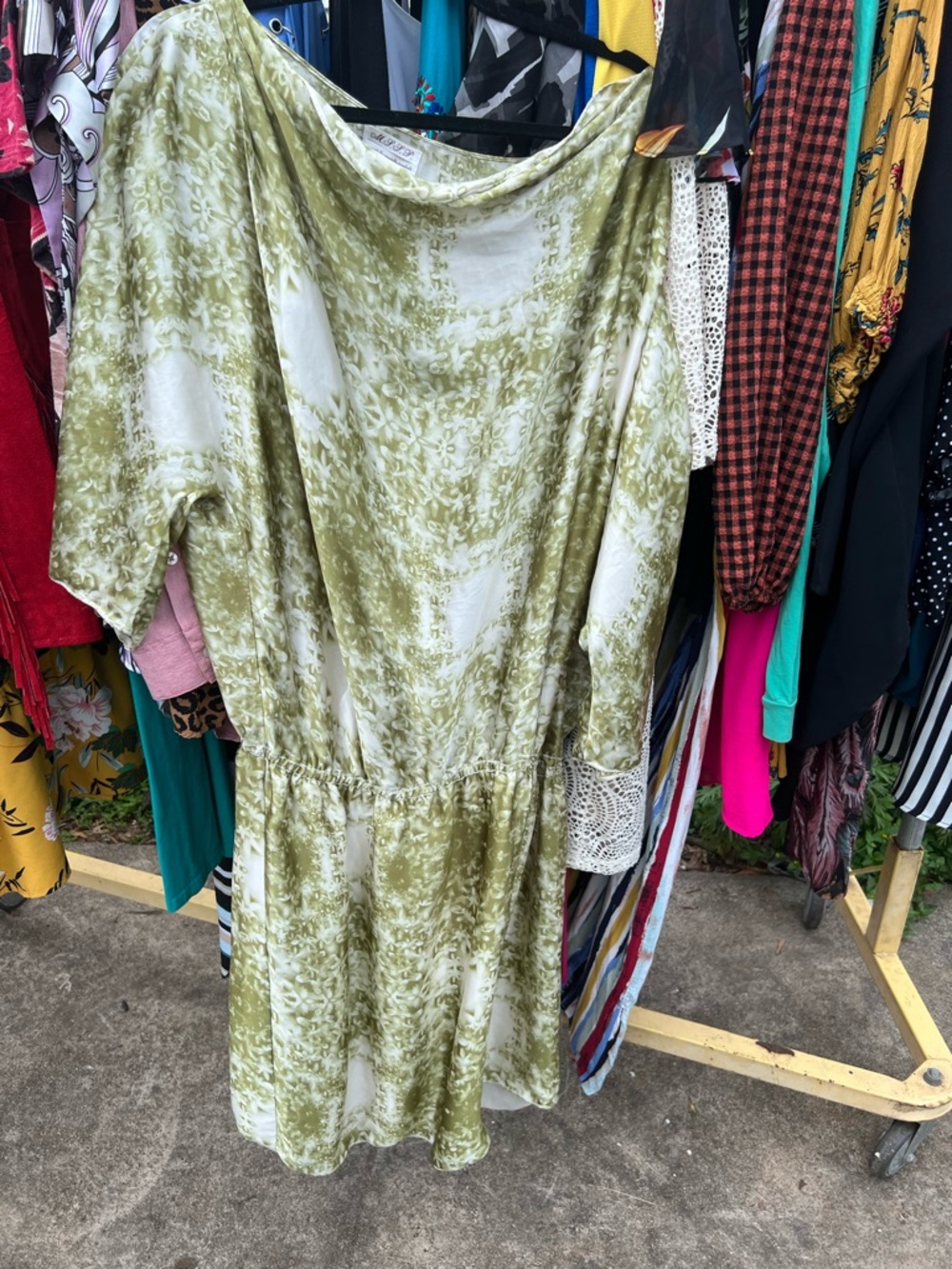 Green dress
